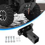 Steel Trailer Hitch 2 Inch Attachment for Polaris Ranger 1000 XP 2018 to 2024