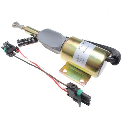 24V Fuel Solenoid for John Deere Excavator 120 160LC 200LC 230LC 230LCR 270LC