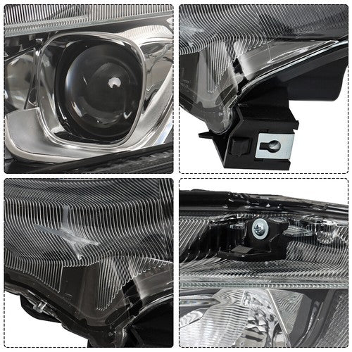 Headlight Assembly For Honda Civic 2016-2020 Headlamps Left + Right Side Halogen
