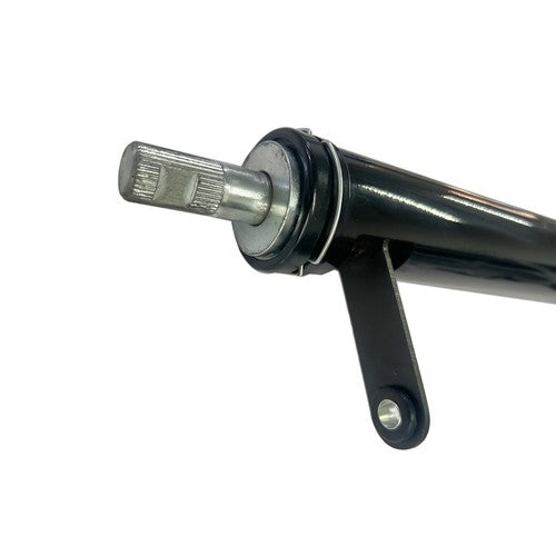 Set of 35'' Black Tilt Steering Column Manual Floor Shift Without Key & Adapter