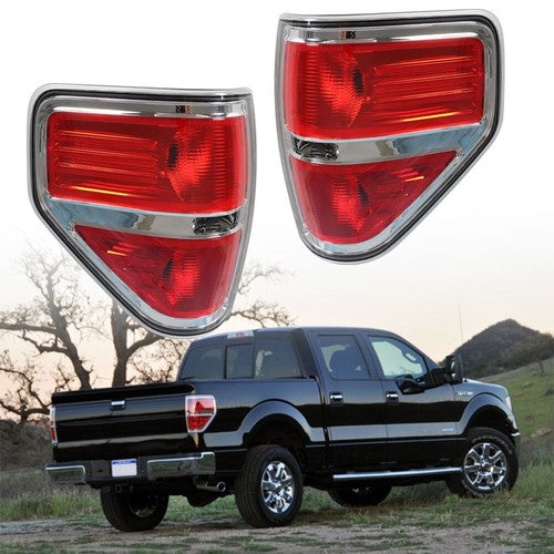 FO2818148 Left+Right Tail Lights Brake Lamps For Ford F150 F-150 Series 09-14