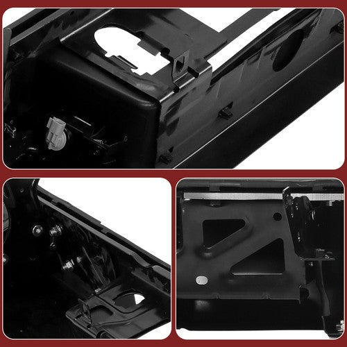 Black Rear Step Bumper for 2014-2018 for Chevy Silverado for Sierra 1500