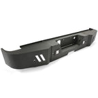 Black Steel Rear Bumper with LED Lights for 2015-2019 GMC Sierra 2500HD 3500HD