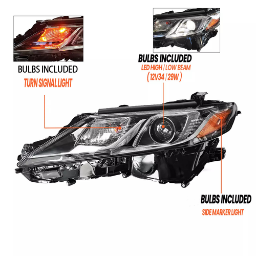 LED Driver Headlight for 2018-2024 Toyota Camry L LE SE Headlamp Left