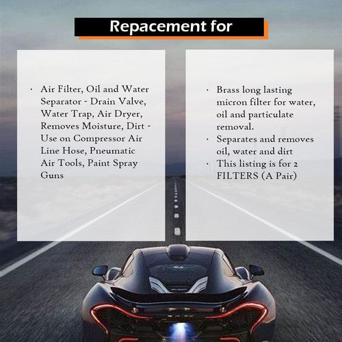 Air Oil Water Separator Water Trap Air Compressor Filter Air Water Seperator