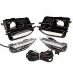 For 2014-2017 Infiniti Q50 DRL LED Turn Signal Lamps Fog Lights w/wiring 6pcs