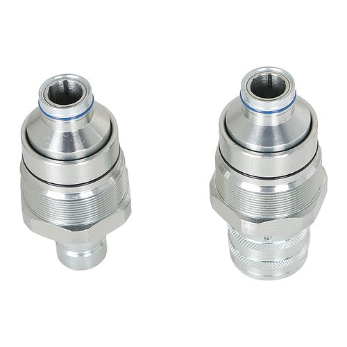 Male Female Flat Face Coupler Kit For Bobcat Loader Excavator 7246790 6667807