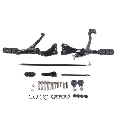 Forward Controls Foot Pegs Levers Linkages For HarleySportster 883/1200 Aluminum