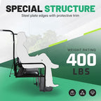 Flip Folding Rear Seat Kit Back Seat For 2000.5-Up Club Car DS Golf Cart 400 lbs