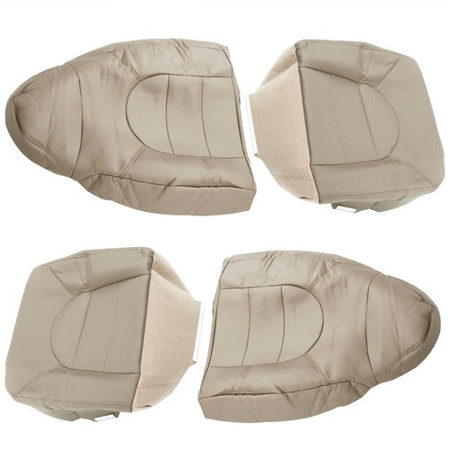 Driver & Passenger Leather Seat Cover New For Ford Ford F250 F350 F450 1999-2000