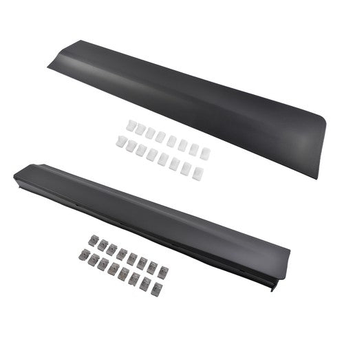 Pair Rear Lower Door Trim Molding Black for Cadillac XT5 2017-2025 Left & Right
