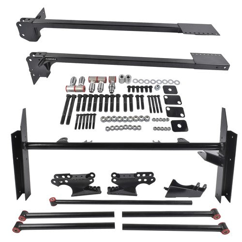 Fits For 1962-1967 Chevy II Nova Rear Parallel 4-Link Kit Subframe Connectors
