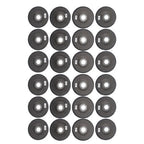 24 PCS 4.5" x 7/8" T29 Flap Discs 40/60/80/120 Grit Angle Grinder Sanding Disc