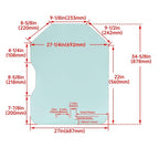 6729776 Door Glass Window For Bobcat A220 S175 S185 T190 T200 Skid Steer