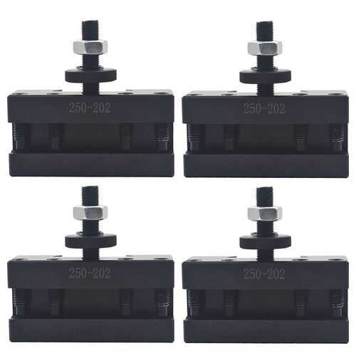 4Pcs BXA #2 Quick Change Turning Facing & Boring Tool Post Holder 250-202