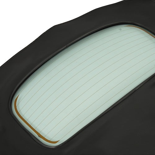 Black Convertible Soft Top Clear Heated Glass Window For Volkswagen Beetle 03-10