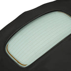 Black Convertible Soft Top Clear Heated Glass Window For Volkswagen Beetle 03-10