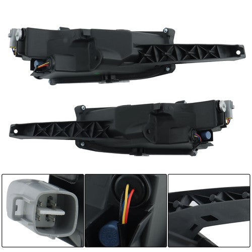 Left+Right LED DRL Lamp Clear For RX350 RX450h Lexus 2020 2021 2022 Fog Light