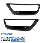 Fog Lights Cover Trim Bezel Fit for 2013-2015 14 Honda Accord Sedan LX EX 4DR