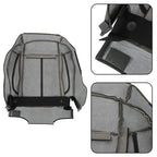 NEW For Hummer H3 2006-10 Driver Seat Cover Cushion+Backrest Black Leather