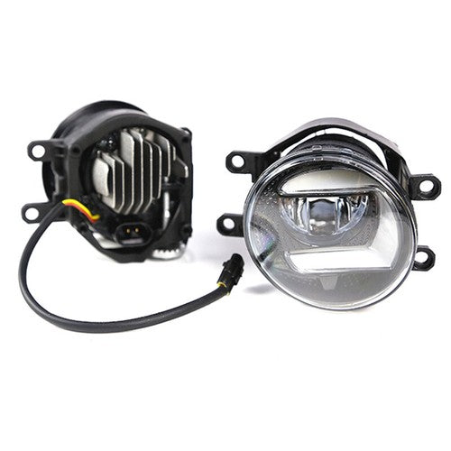 Double Color LED Fog Lights Lamps Fit Toyota Highlander Camry Corolla w/wiring