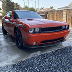 Black Front Lower Bumper Valance Air Dam Lip for Dodge Challenger 2008-2014