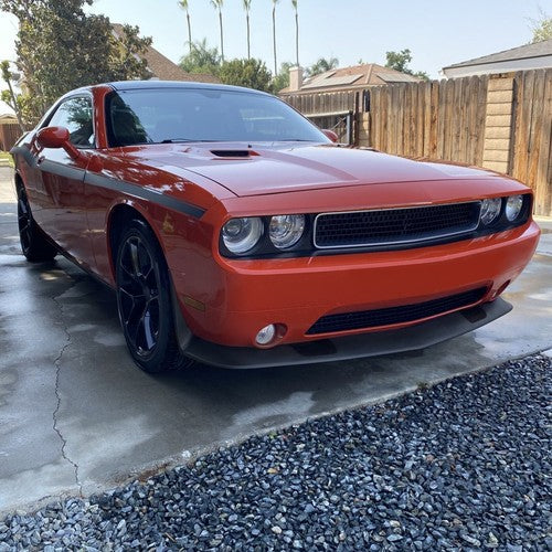 Black Front Lower Bumper Valance Air Dam Lip for Dodge Challenger 2008-2014
