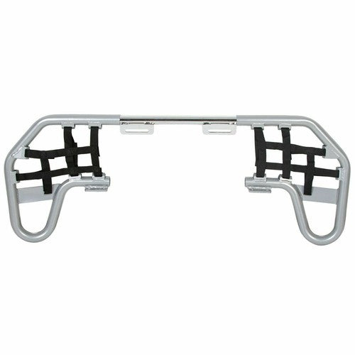 Pair of Nerf Bars Silver bar Black nets Aluminum For Honda TRX 250EX 250X 01-24