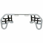 Pair of Nerf Bars Silver bar Black nets Aluminum For Honda TRX 250EX 250X 01-24