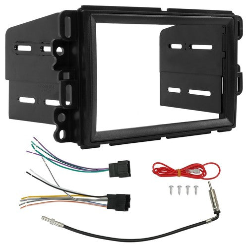 Double Din Dash Kit Stereo Radio Wire Harness for Buick Chevy 06 14