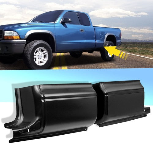Left Right Steel Cab Corners for Dodge Dakota 2 Door Club Cab 1997 2004
