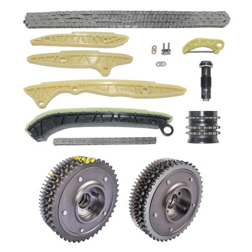 Timing Chain Kit Variable Valve Timing Sprocket for 06-15 Mercedes C300 350 M272