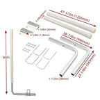 60 Inch Boat Trailer Guide Post On for Ski Boat Fishing Boat Sailboat Kayak Canoe
