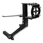 Black Steel Hitch Mounted Spare Tire Carrier for Kawasaki Teryx4 800 2014 2025