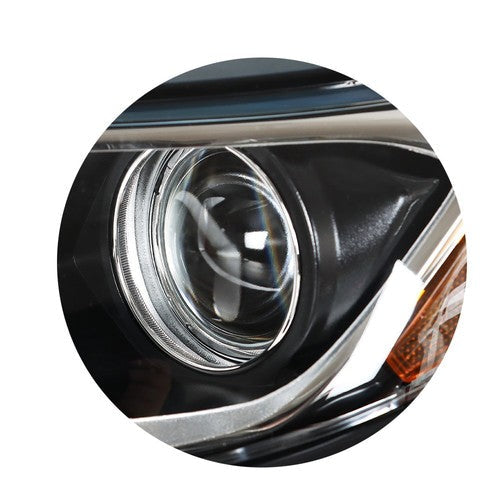 Halogen Headlight Assembly Chrome Driver Left Side For Chevy Equinox 2018-2019
