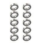 10 Pcs R24-2RS 1-1/2×2-5/8×9/16" Double Rubber Seal Deep Groove Ball Bearing
