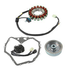 For Arctic Cat 400 Manual 2003-2008 Flywheel Rotor + Gasket + Stator + Regulator
