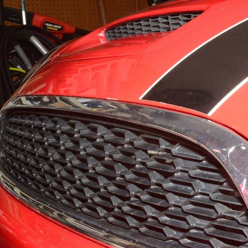 Chrome Grille Hood Molding Trim for 2007-2015 2009 Mini Cooper R55 R56 R58 R59