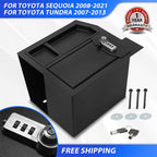Center Console Safe Box for Toyota Tundra 07 13 Sequoia 2008 2021 00016 79184