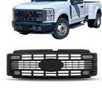 For Ford F250 2023 2024  Super Duty XL/XLT Black Plastic Grille Front Upper New