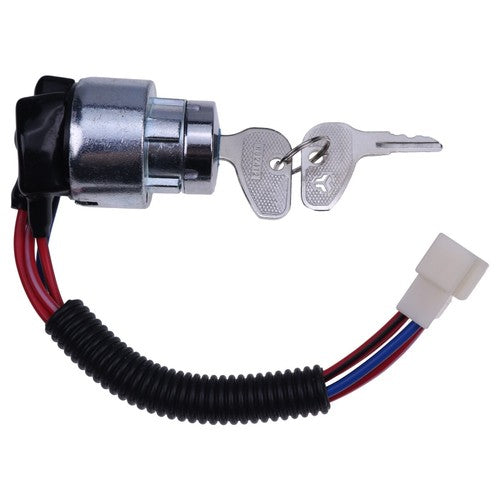 Ignition Switch w/2 Keys TC020-31820 For Kubota L3000F M6800 M4900 B2150 BX2200