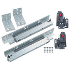 1 Pairs Undermount Drawer Slides 12 inch Undermount Soft Close Drawer Slides