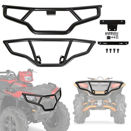 Brush Guard Bumper Set Front and Rear for Polaris Sportsman 570 EPS 2016-2020