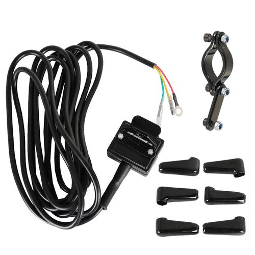 12V Solenoid Relay Contactor&Winch Rocker Thumb Switch Combo Set for ATV