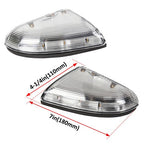 2 Pcs LED Mirror Turn Signal Lights Puddle Lamps For 2009 14 Dodge Ram 1500 2500