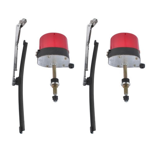 Stainless Windshield Wiper Motor Kit for Street Hot Rod Universal Boat Chevy