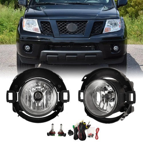 Fog Lights W/Bracket Harness Clip for Nissan Frontier 10-19 & for Xterra 05-15