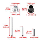 Complete Front Rear A Arm Bushing Kit for Polaris RZR 800 RZR S 4 800 2008 2014