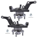 Pair Steering Knuckle Left & Right for Chevy Aveo Aveo5 Pontiac G3 1.6L L4 04-11