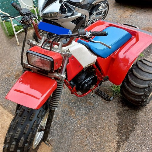 Red ABS Plastic Front Rear Fenders for Honda ATC 200X 3 Wheeler 1983 1984 1985